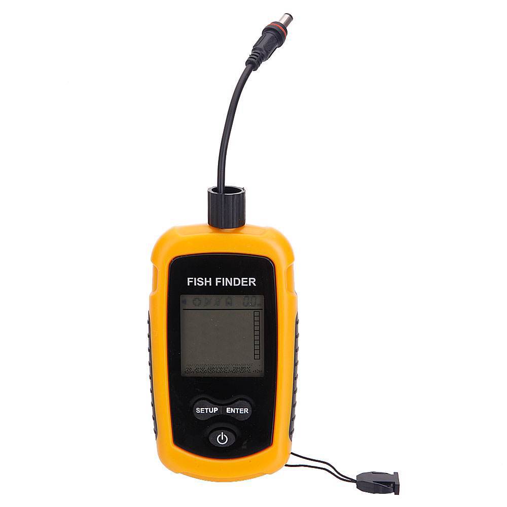 Fishing Boat Depth Finder - Alarm 100M Taşınabilir Sonar Balık Bulucu