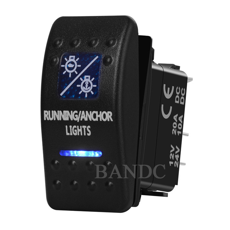 Fishing Boat Anchor - Mavi Led koşu/çapa ışık devre anahtarı