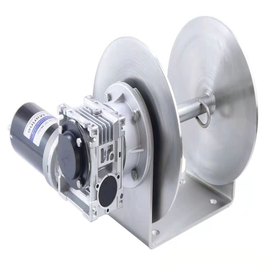 Fishing Boat Anchor Winch - 12V 1000W 316 Paslanmaz Çelik Tamburlu