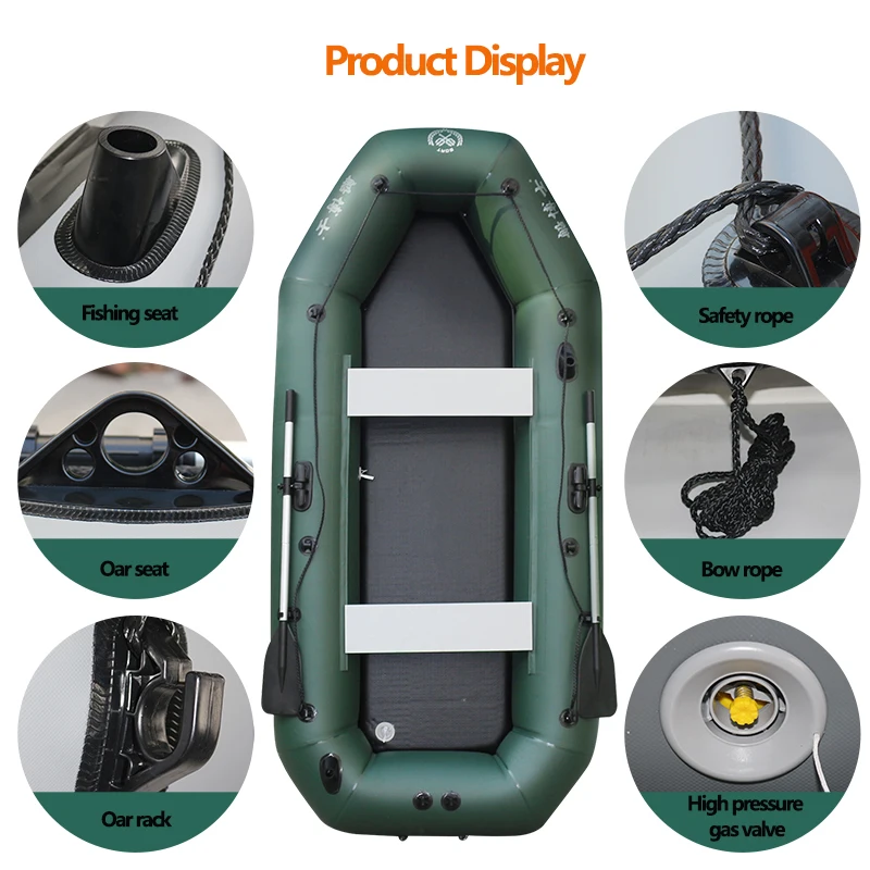 1.75 ~ 3.6m yeşil balıkçılık k - Fishing Boat Oar incelemesi ve fiyatı