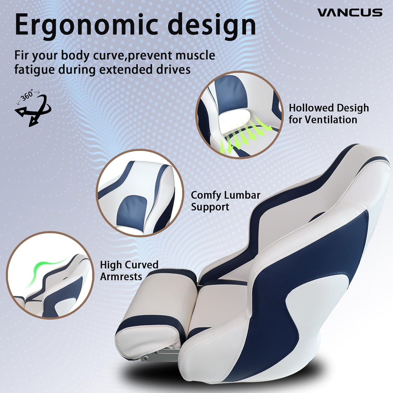 Airow auto Vancus Yüksek Sırtl - Fishing Boat Seat incelemesi ve fiyatı