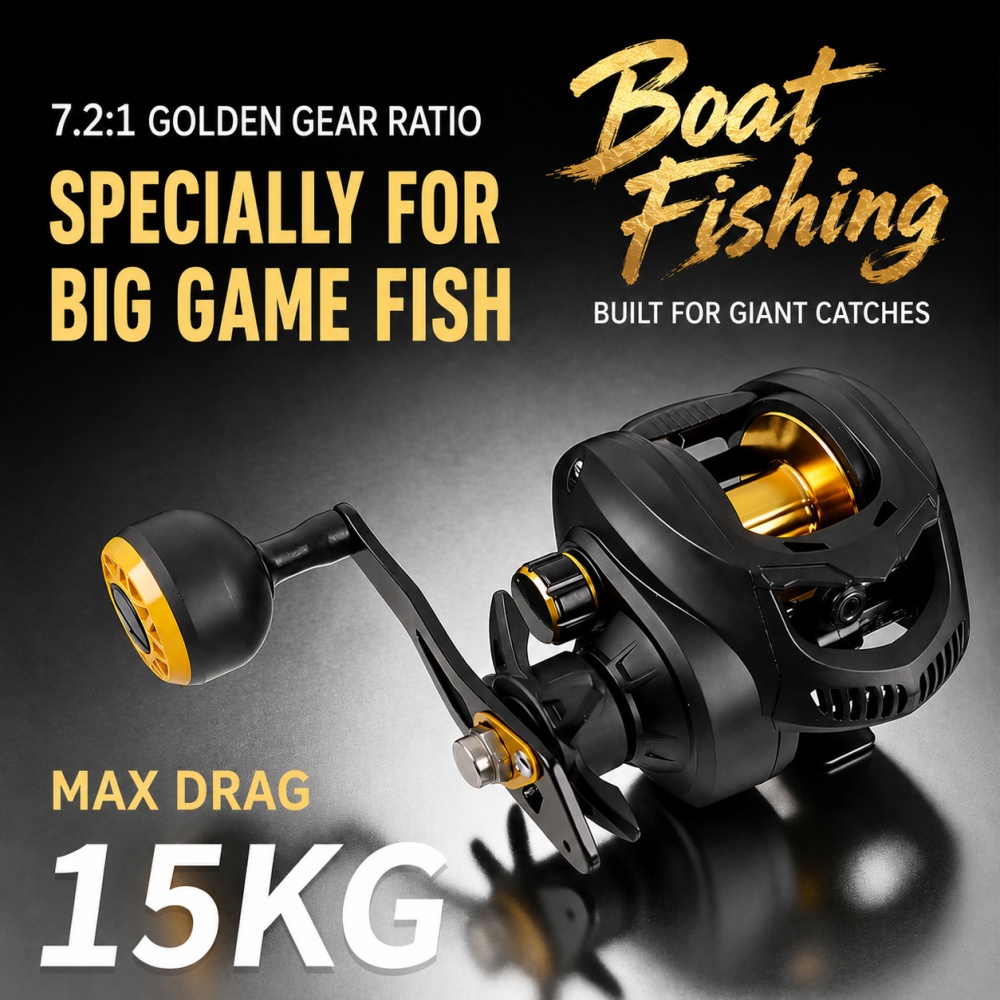 7.2:1 Ağır Hizmet Tipi Baitcas - Fishing Boat Steering Wheel incelemesi ve fiyatı