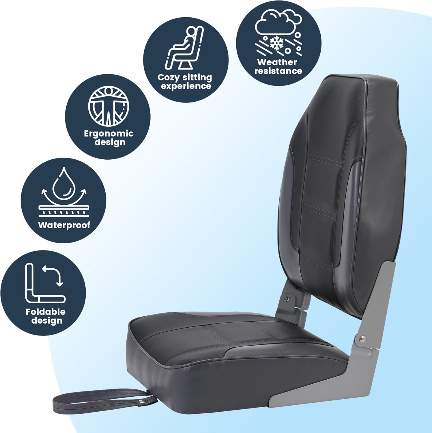 2'li Paket Katlanır Tekne Kolt - Fishing Boat Seat incelemesi ve fiyatı