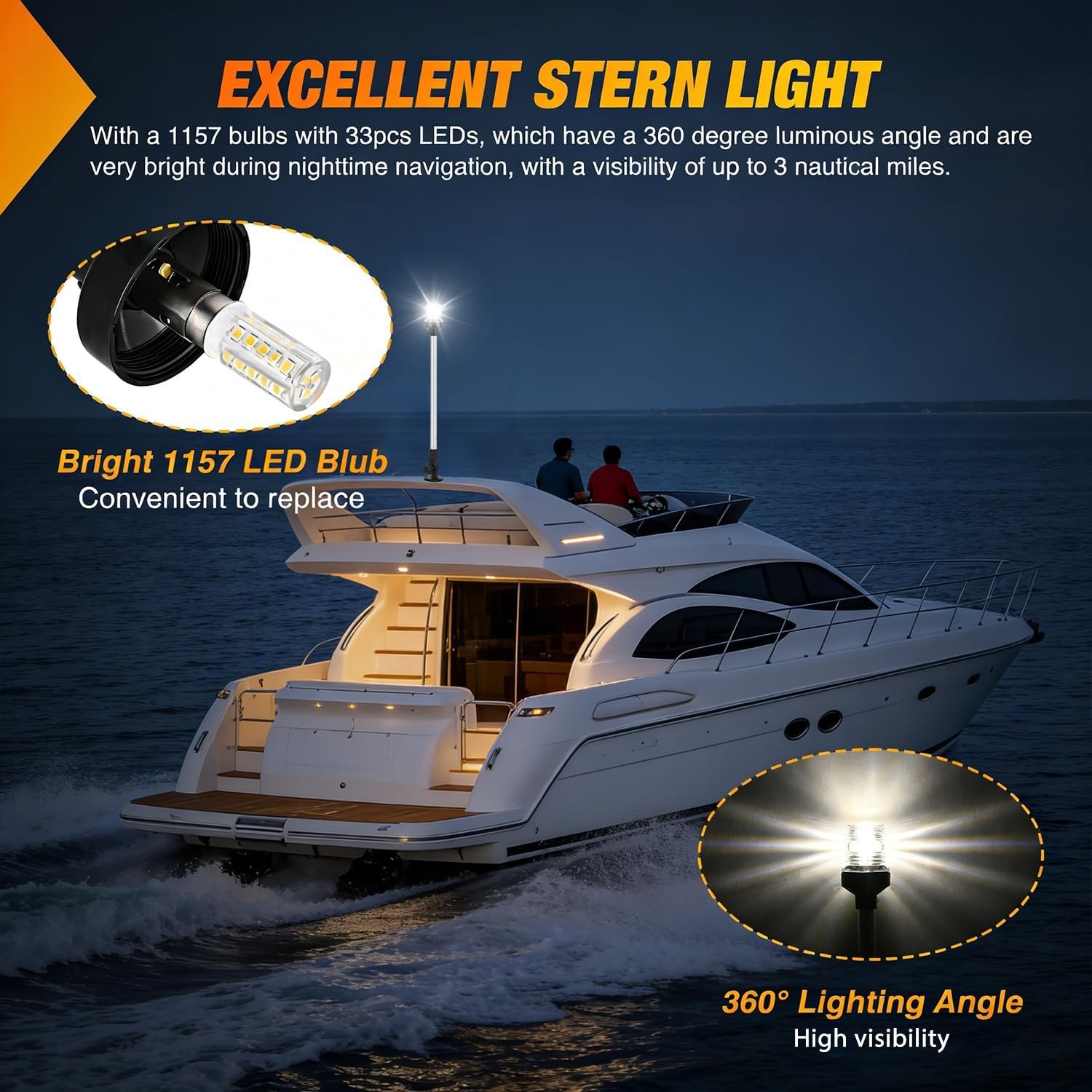 Nilight Deniz Teknesi Kıç Lamb - Fishing Boat Navigation Light incelemesi ve fiyatı