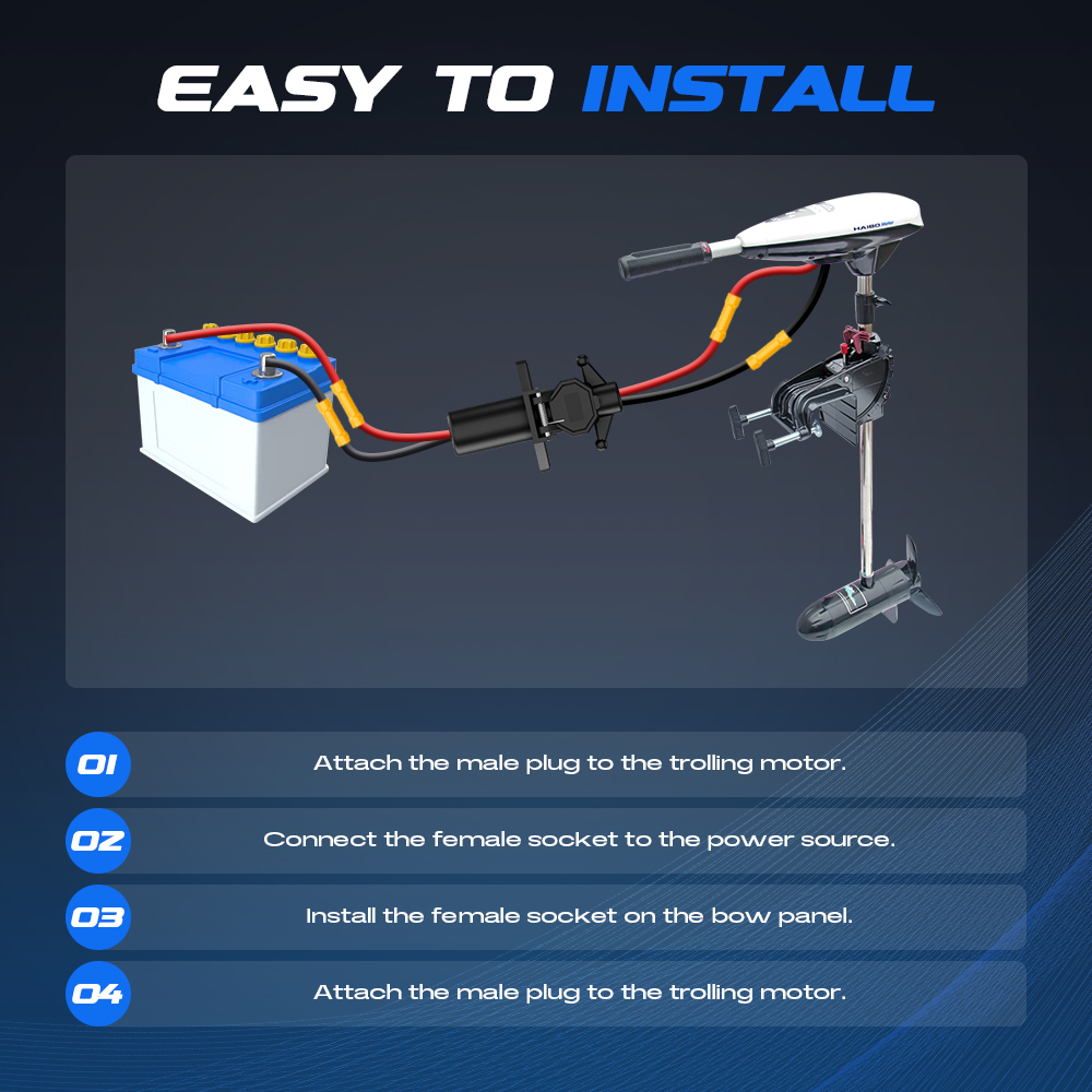 Drag Motor Fişi, 12V-24V 10 Te - Fishing Boat Steering Wheel incelemesi ve fiyatı