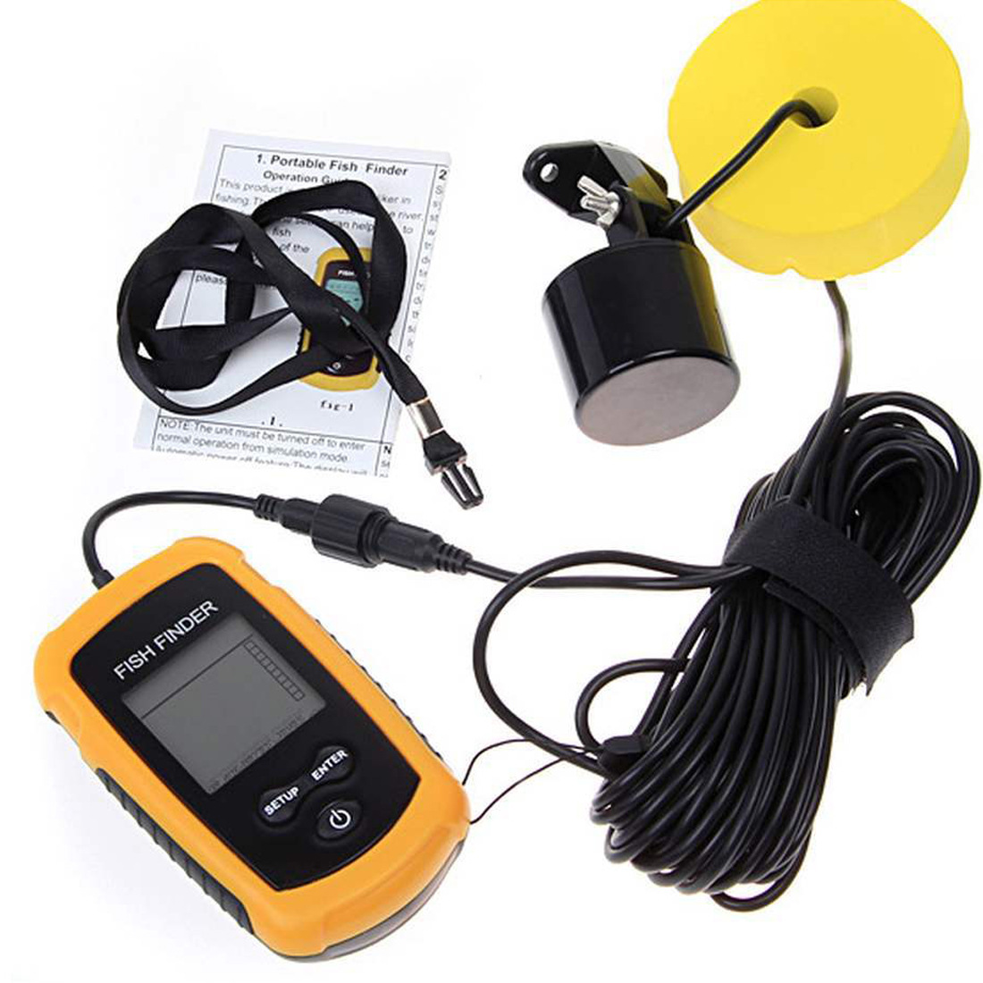 Alarm 100M Taşınabilir Sonar B - Fishing Boat Depth Finder incelemesi ve fiyatı