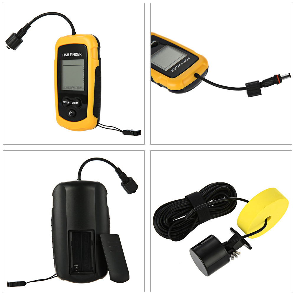 Alarm 100M Taşınabilir Sonar B - Fishing Boat Depth Finder incelemesi ve fiyatı