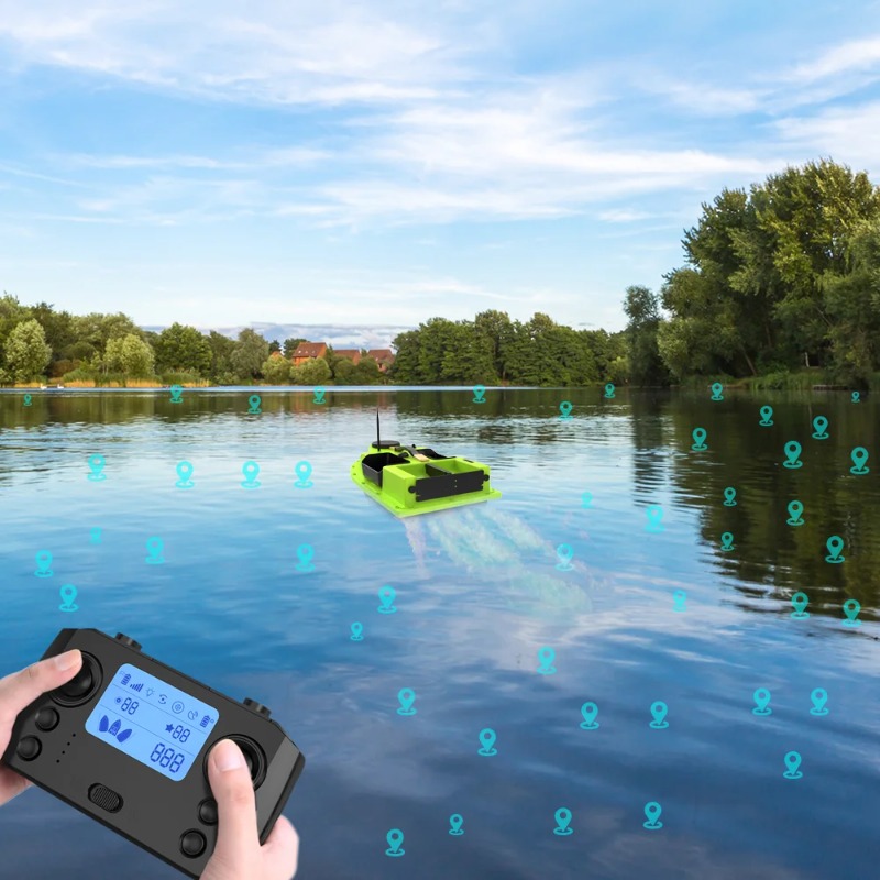 D19 GPS RC Yem Teknesi 600M 4  - Fishing Boat Gps incelemesi ve fiyatı